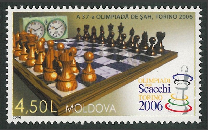 2006 Moldova 551 Chess 4,00 €