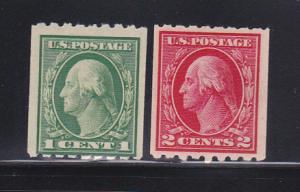 United States 410-411 MH George Washington