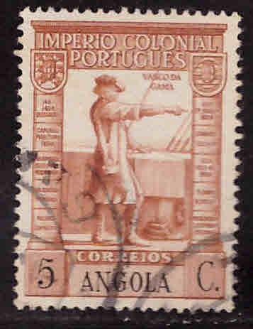 Angola  Scott 275 Used Vasco da Gama 1938 common design