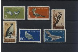 Bulgaria 1959 Birds 6 values Scott #1050-1055 MNH