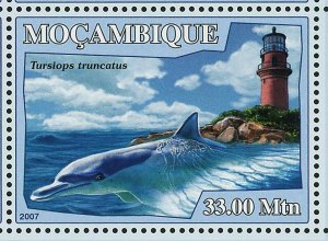 Dolphins Stamp Lighthouses Sousa Teuszii Sotalia Fluviatilis S/S MNH #3044-3049