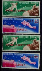 Togo 563-66 MNH Space SCV3.60