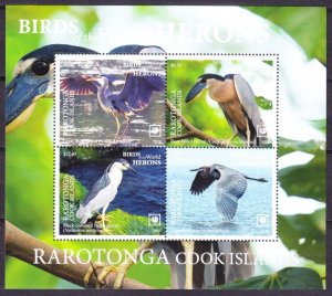 2020 Cook Islands - Rarotonga 164-167/B9 Birds 96,00 €