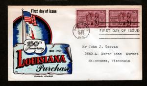 U.S. 1020 FDC Fluegel!