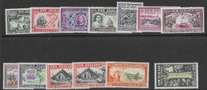 New Zealand 229-41    1940    fvf  mint  NH  ( 8 cent LH )