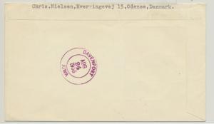 GREENLAND 1958, 5kr SHIP ON ILL. FIRST DAY COVER SC#38 SCARCE   (SEE BELOW)