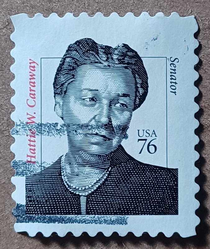 United States #3432 76c Sen. Hattie W. Caraway USED (2001)