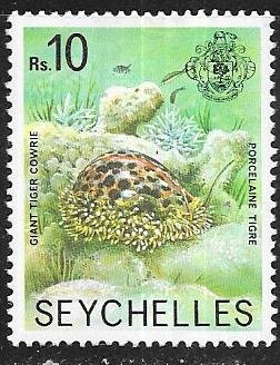 SEYCHELLES #401 10r  Marine life (MLH) CV$3.75