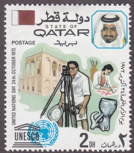Qatar 324 United Nations Day 1972