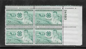 #1005 MNH Plate Block