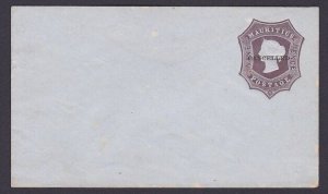 MAURITIUS 1862 9d envelope overprinted CANCELLED............................Q773