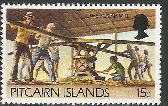 PITCAIRN ISLANDS 168A MNH, SUGAR MILL