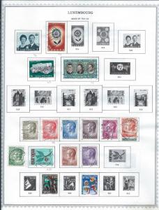 Luxembourg. Mounted album pages  [m/u]