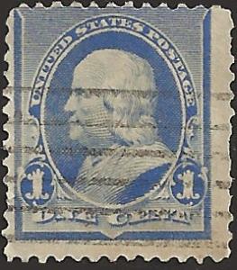 # 219 DULL BLUE USED BEN FRANKLIN SCV-0.75