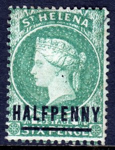St. Helena - Scott #33a - MH - Sweated gum - SCV $15.50