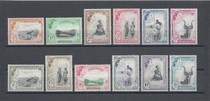 SWAZILAND 1956 SG 53/64 MNH Cat £120