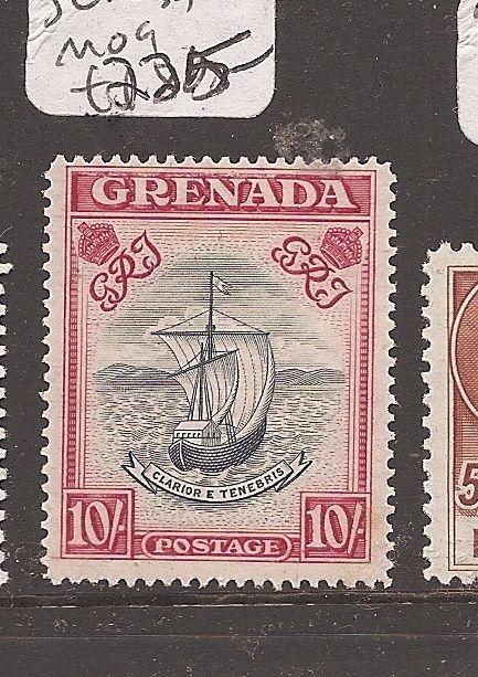 Grenada KGVI 10/- Ship SG 163a MOG (1avi)