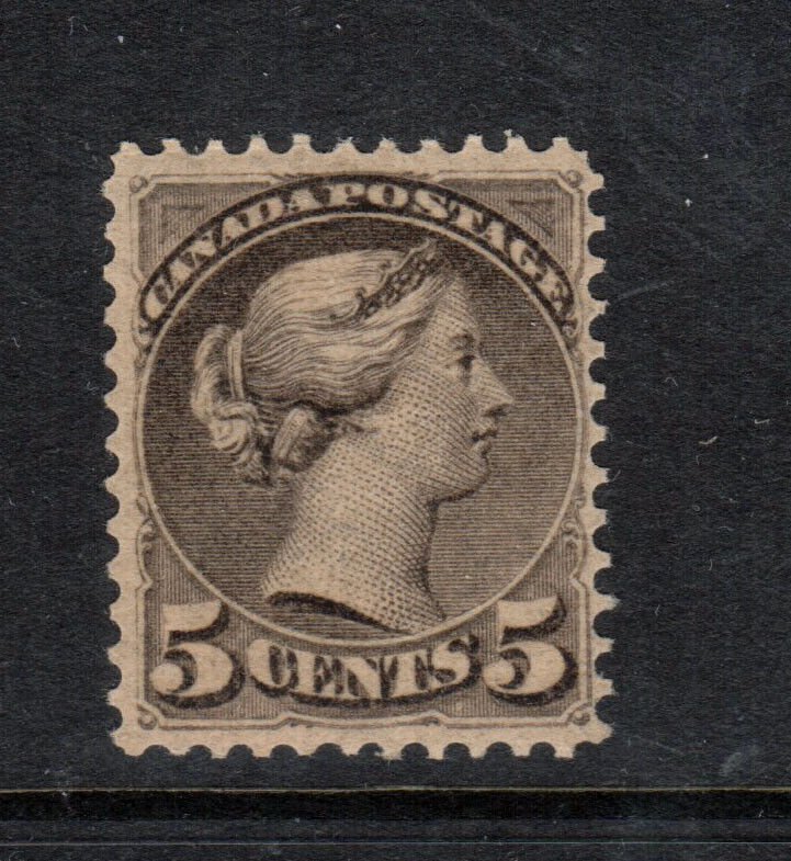 Canada #42 Very Fine Never Hinged With Lovely Offset **With Certificate**