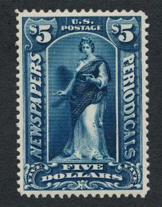 UNITED STATES PR121 MINT HINGED,VF, $5 NEWSPAPER