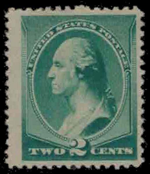 US #213 SCV $185.00 VF/XF JUMBO mint never hinged, fantastic deep rich color,...