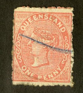 QUEENSLAND 57 USED SCV $10.00 BIN $4.00