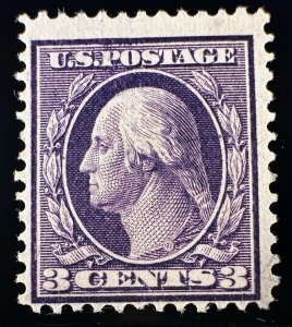 US Scott #376 Deep Violet M OG VLH F