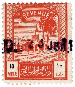 (I.B) BOIC (Tripolitania) Revenue : Duty Stamp 10m (1952)