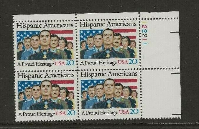 US Scotts #2103a Plate Block Fine/Very Fine MNH Cat. Value $2.00         #428