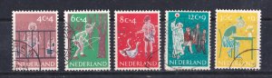 Netherlands stamp #B336 - 40, used, complete set