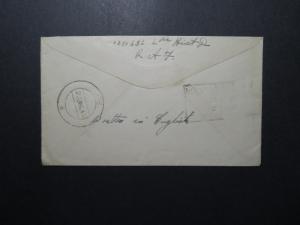 India 1944 Forces Cover / APO 198 (CALCUTTA) / Censored - Z12403