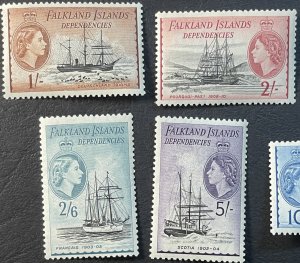 FALKLAND ISLAND DEP. # 1L19-1L31-MINT NEVER/HINGED---COMPLETE SET-----1954