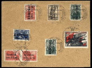 German WWII Occupation, Lithuania (Raseiniai) #Mi. 1I/II, 1III, 3III, 3IIIK, ...