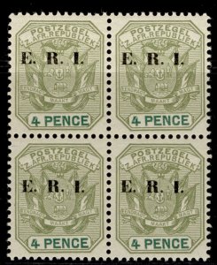 SOUTH AFRICA - Transvaal QV SG241, 4d, NH MINT. Cat £11. BLOCK OF 4