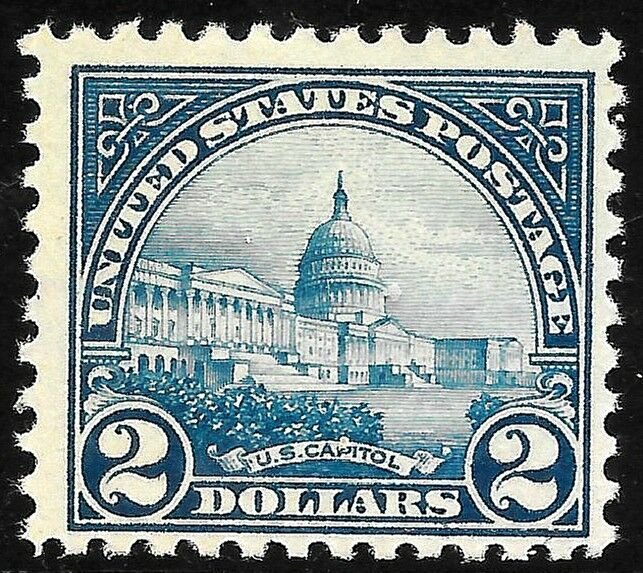 #572 VF MNH OG-GREAT LOOKING $2 U.S. CAPITOL STAMP!! (REM #572-741)