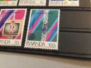 Rwanda Communications mint never hinged stamps  Ref 64702 