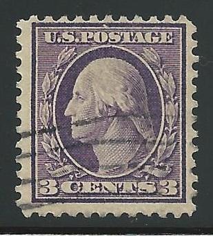 United States Scott #502 3¢ Washington Used Single, Fine