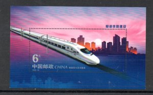 CHINA - 2006 - M/S - TRAINS - BULLET TRAINS -