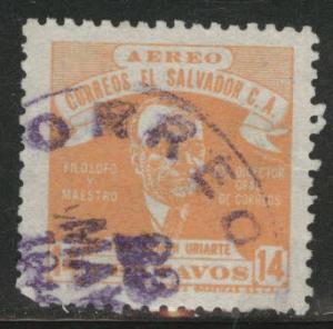 El Salvador Scott C98 used 1946 airmail  stamp set