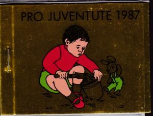 Switzerland 1987 Pro-Juventute Booklet Complete  VF/NH