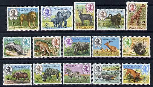 Swaziland 1969 Pictorial definitive set complete - 15 val...