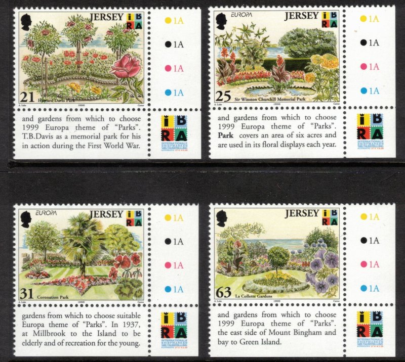 JERSEY 1999 Europa; Scott 897-900, SG 899-902; MNH