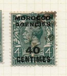 Morocco Agencies French Zone 1917-24 Issue 40c. Optd Surcharged NW-180690