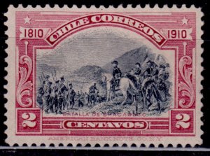 Chile 1910, Centenary of Independence, Battle of Chacabuco, 2c, sw#74, used