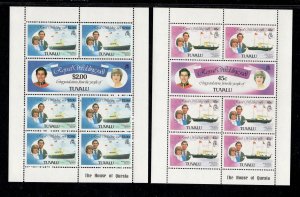 TUVALU SC# 157-62 SHEETS/7 FVF/MNH