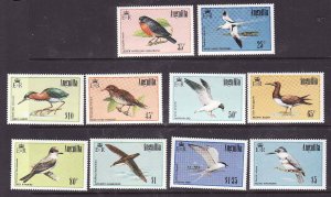 Anguilla-Sc#623//639-4-unused NH 5/9 set-id3-Birds-1985-6-