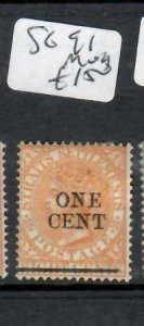 MALAYA STRAITS SETTLEMENTS QV 1C/8C  SG 91  MOG    PP0717H