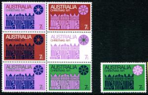 Australia #508 A-G Mint lightly hinged  Set ** Free shipping ** as singles