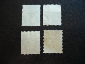 Stamps - France - Scott# 110,111,113,115 - Used Partial Set of 4 Stamps