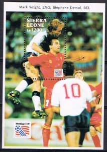 1993 Sierra Leone 2116/B241 1994 FIFA World Cup in USA 8,50 €