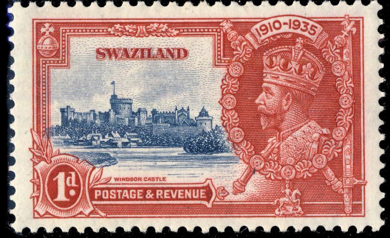 SWAZILAND - 1935 - SG 21 1d KGV Silver Jubilee - MINT*